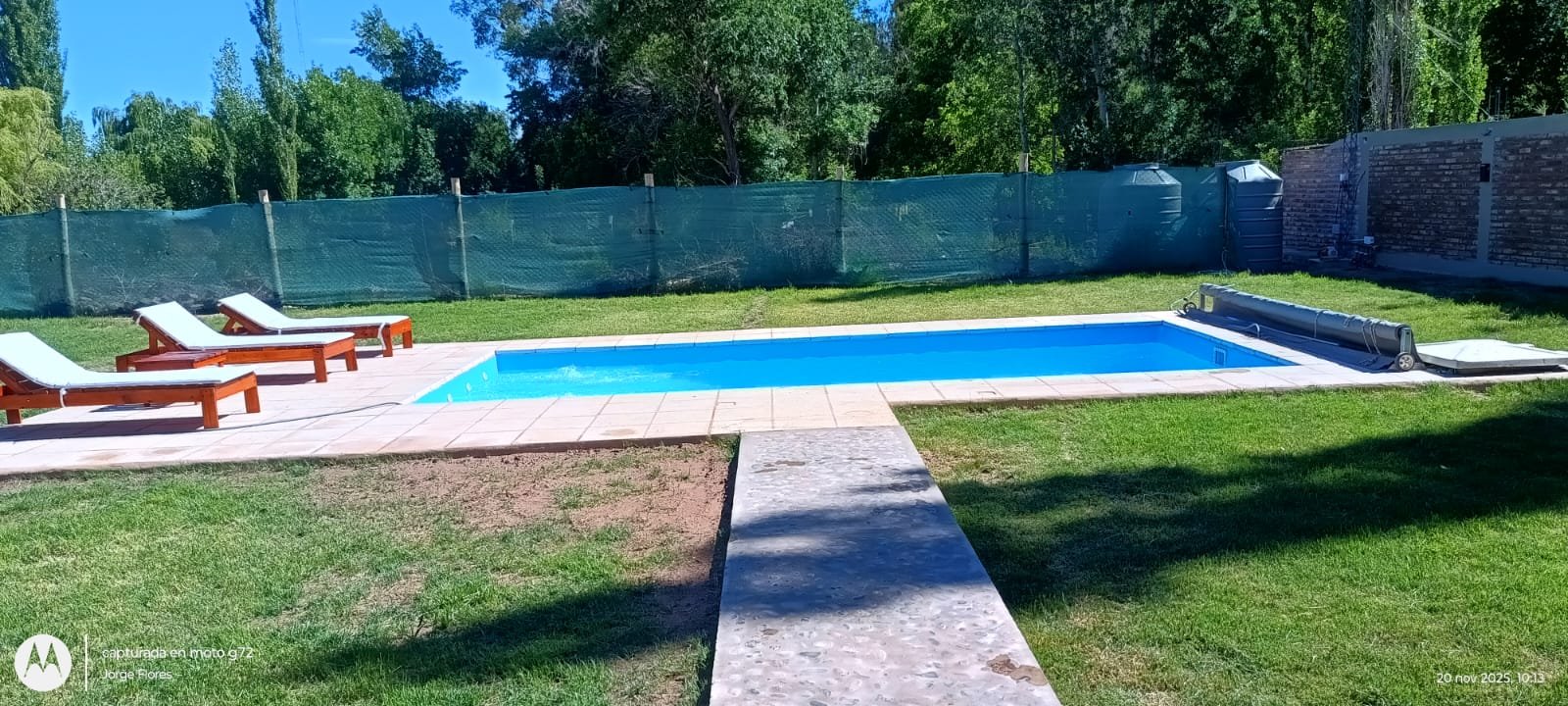 Pileta de Posada Arjé, Barreal